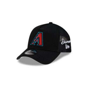 Arizona Diamondbacks Side Script 9FORTY A-Frame Trucker Hat